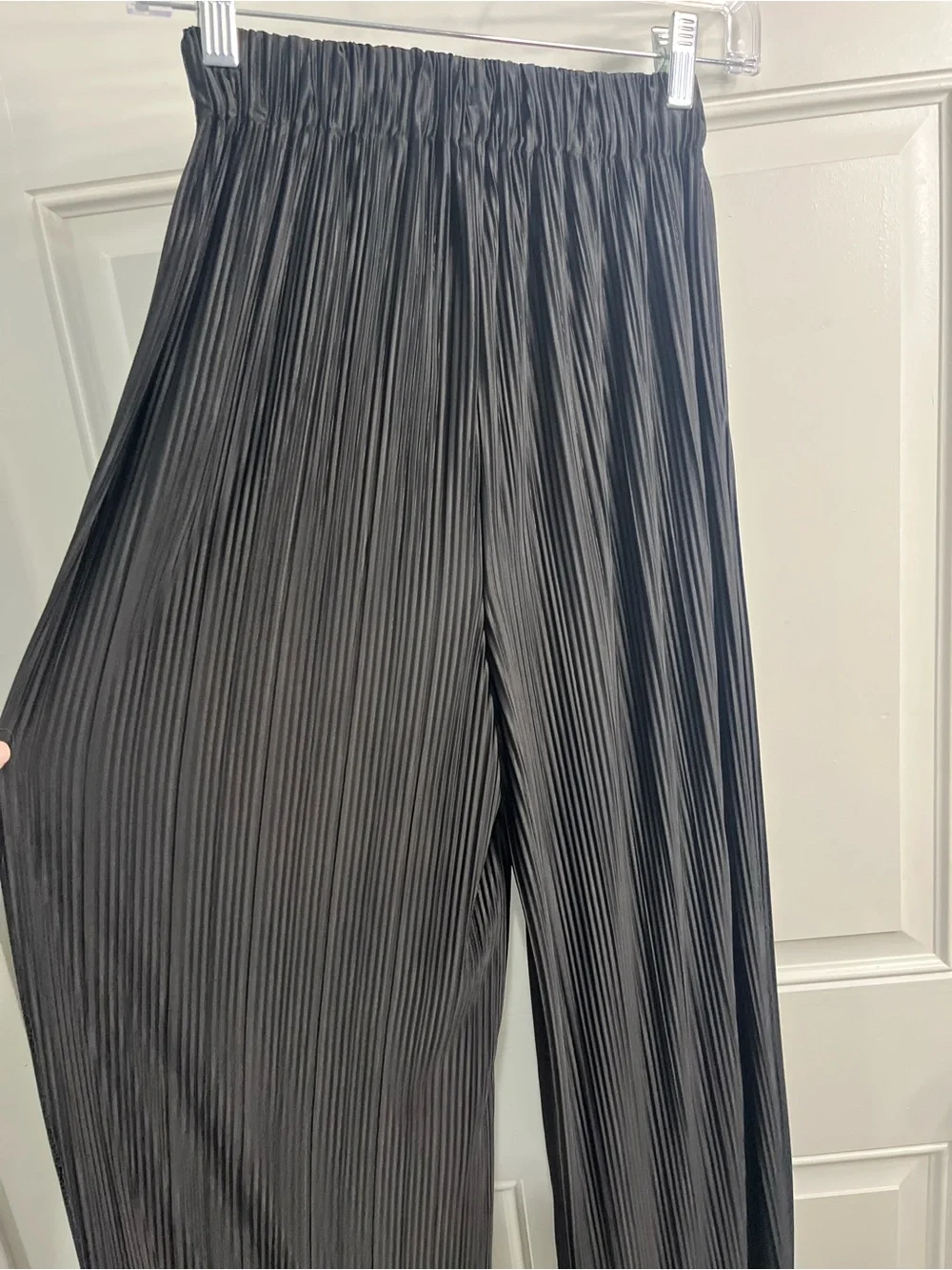 Samsoe Samsoe Wide leg UMA Pleated Trousers Loose Fit  Pants Black XS